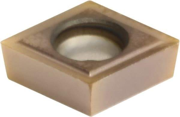Sumitomo - CCGT32.5.001 EFM Grade AC530U Carbide Turning Insert - TiAlN/AlCrN Finish, 80° Diamond, 3/8" Inscr Circle, 5/32" Thick, 0.0039" Corner Radius - Industrial Tool & Supply