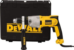 DeWALT - 120 Volt 1/2" Keyed Chuck Electric Hammer Drill - 0 to 56,000 BPM, 0 to 1,200 & 0 to 3,500 RPM, Reversible - Industrial Tool & Supply