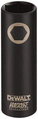 DeWALT - 3/8" Drive 5/8" Deep Impact Socket - 6 Points, 2-1/2" OAL - Industrial Tool & Supply