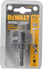 DeWALT - 1-3/8" Diam, 5/8" Cutting Depth, Hole Saw - Bi-Metal Saw, Toothed Edge - Industrial Tool & Supply