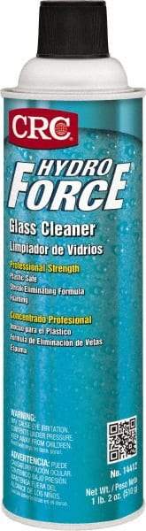 CRC - 20 oz Aerosol Ammonia Glass Cleaner - Use on Glass Surfaces - Industrial Tool & Supply