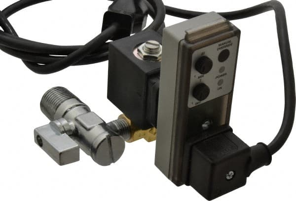 Hankison - 1/4" Inlet, Direct Acting Electronic Condensate Drain Valve - Industrial Tool & Supply