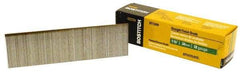 Stanley Bostitch - 18 Gauge 1-3/8" Long Brad Nails for Power Nailers - Steel, Galvanized Finish, Brad Head, Chisel Point - Industrial Tool & Supply
