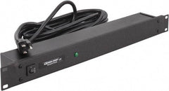 Wiremold - 6 Outlets, 120 Volts, 15 Amps, 15' Cord, Power Outlet Strip - 1 Circuits, Rack Mount, 5-15P NEMA Configuration, 19" Strip, cULus, UL Listed File 1449 - Industrial Tool & Supply