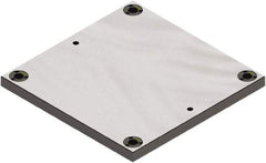 Jergens - 400mm Long x 400mm Wide Steel Fixture Plate - 25mm Plate Thickness - Industrial Tool & Supply