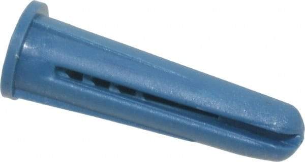 Powers Fasteners - #10 to 12 Screw, 1/4" Diam, 1" Long, Plug Drywall & Hollow Wall Anchor - 1/4" Drill, Plastic, Use in Concrete, & Masonry, Drywall & Wallboard - Industrial Tool & Supply