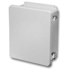 Wiegmann - NEMA 4X Fiberglass Standard Enclosure with Continuous Hinge Cover - Industrial Tool & Supply