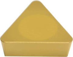 Sumitomo - TPG332 Grade AC820P Carbide Turning Insert - Al2O3 Finish, 60° Triangle, 3/8" Inscr Circle, 3/16" Thick, 1/32" Corner Radius - Industrial Tool & Supply