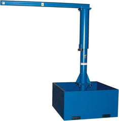 Vestil - 1,000 Lb Load Capacity, Steel Jib Crane - 8' Span - Industrial Tool & Supply