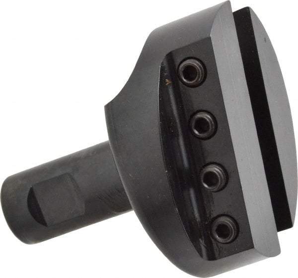 Made in USA - 2-1/2" Head, 3/4" Shank Diam, 1 Bit Per Cutter, 1/2" Tool Bit, Fly Cutter - Straight Shank - Industrial Tool & Supply