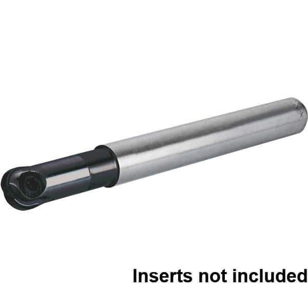 Kennametal - 3/8" Cut Diam, 1/2" Shank Diam, 3.543" OAL, Indexable Ball Nose End Mill - Industrial Tool & Supply