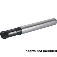 Kennametal - 3/8" Cut Diam, 1/2" Shank Diam, 3.543" OAL, Indexable Ball Nose End Mill - Industrial Tool & Supply