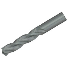 Kennametal - 10.4mm 130° Solid Carbide Jobber Drill - Uncoated, Right Hand Cut, Spiral Flute, Straight Shank, 118mm OAL, Standard Point - Industrial Tool & Supply