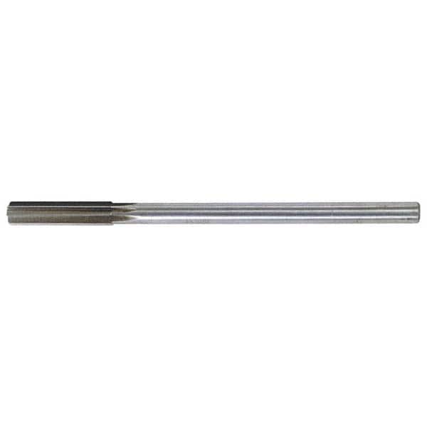 Made in USA - 0.622" High Speed Steel 8 Flute Chucking Reamer - Industrial Tool & Supply