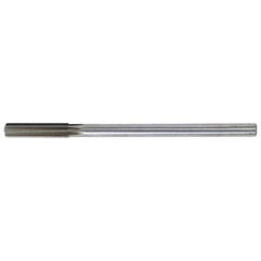Made in USA - 0.622" High Speed Steel 8 Flute Chucking Reamer - Industrial Tool & Supply