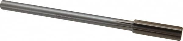 Made in USA - 0.616" High Speed Steel 8 Flute Chucking Reamer - Industrial Tool & Supply