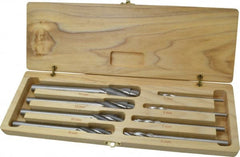 Made in USA - 3 to 14mm Socket Head Cap Screw Compatible, High Speed Steel, Solid Pilot Counterbore Set - Industrial Tool & Supply