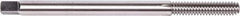 Union Butterfield - #8-32 UNC 2B H3 Thread Limit Bottoming Thread Forming Tap - High Speed Steel, Bright Finish, 4" OAL, 3/4" Thread Length, Right Hand Thread, Series 3306E - Exact Industrial Supply
