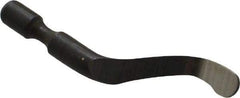 Shaviv - B25 Right-Handed High Speed Steel Deburring Swivel Blade - Use on Hole Edge & Straight Edge Surfaces, Adjustable - Industrial Tool & Supply