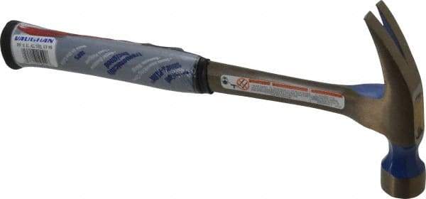 Vaughan Bushnell - 1 Lb Head, Straight Rip Claw Framing Hammer - 13" OAL, Steel Head, Steel Handle with Grip - Industrial Tool & Supply