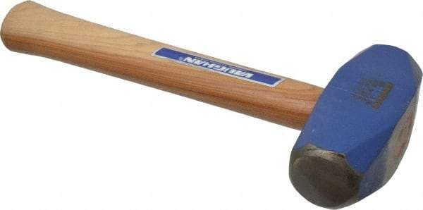 Vaughan Bushnell - 3 Lb Head, 10-1/4" Long Drilling Hammer - 1-9/16" Face Diam, Wood Handle - Industrial Tool & Supply