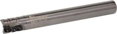 Kennametal - 20mm Cut Diam, 22mm Max Depth of Cut, 20mm Shank Diam, 150mm OAL, Indexable Square Shoulder Helical End Mill - GOMT 1003.., JOMT 1003.. Inserts, Cylindrical Shank, 0° Lead Angle, Series KDMR - Industrial Tool & Supply