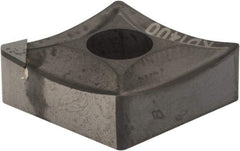 Kennametal - CNMS432 F Grade KD1400 Polycrystalline Diamond (PCD) Turning Insert - 80° Diamond, 1/2" Inscr Circle, 3/16" Thick, 1/32" Corner Radius - Industrial Tool & Supply