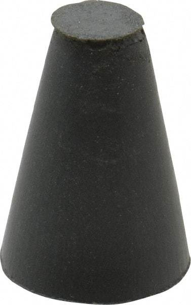 Cratex - 5/8" Max Diam x 1" Long, Taper, Rubberized Point - Very Fine Grade, Silicon Carbide, 1/4" Arbor Hole, Unmounted - Industrial Tool & Supply