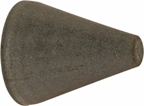 Cratex - 1" Max Diam x 1-1/4" Long, Taper, Rubberized Point - Very Fine Grade, Silicon Carbide, 1/4" Arbor Hole, Unmounted - Industrial Tool & Supply