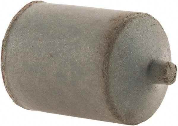 Cratex - 7/8" Max Diam x 1-1/4" Long, Cone, Rubberized Point - Very Fine Grade, Silicon Carbide, 1/4" Arbor Hole, Unmounted - Industrial Tool & Supply