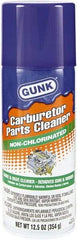 Gunk - Nonchlorinated Carburetor & Parts Cleaner - 15 oz Aerosol Can - Industrial Tool & Supply