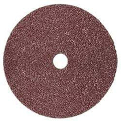 3M - 4-1/2" Diam 7/8" Hole 36+ Grit Fiber Disc - Very Coarse Grade, Ceramic, 13,300 Max RPM, Series 982C - Industrial Tool & Supply
