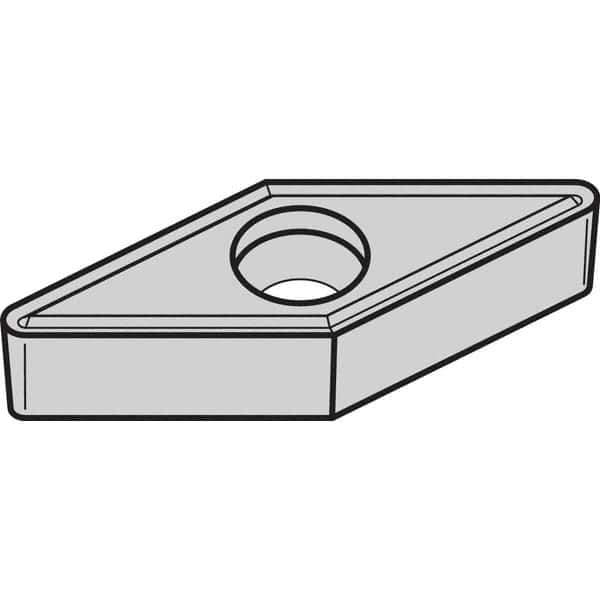 Kennametal - VBMT331 LF Grade KCP05B Carbide Turning Insert - TiOCN Finish, 35° Diamond, 3/8" Inscr Circle, 3/16" Thick, 1/64" Corner Radius - Industrial Tool & Supply