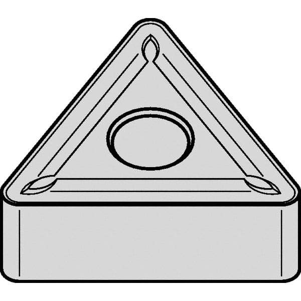 Kennametal - TNMG666 Grade KCP40 Carbide Turning Insert - TiCN/Al2O3 Finish, 60° Triangle, 3/4" Inscr Circle, 3/8" Thick, 3/32" Corner Radius - Industrial Tool & Supply