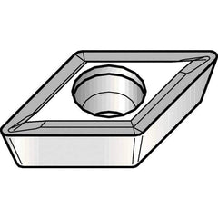 Kennametal - DPMT32.51 LF Grade KCM25B Carbide Turning Insert - TiOCN Finish, 55° Diamond, 3/8" Inscr Circle, 5/32" Thick, 1/64" Corner Radius - Industrial Tool & Supply