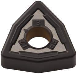 Kennametal - WNMG433 RP Grade KCP30 Carbide Turning Insert - TiCN/Al2O3 Finish, 80° Trigon, 1/2" Inscr Circle, 3/16" Thick, 3/64" Corner Radius - Industrial Tool & Supply