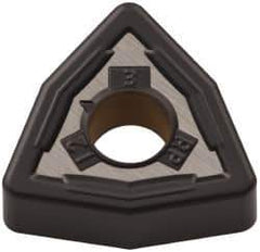 Kennametal - WNMG433 RP Grade KCP30 Carbide Turning Insert - TiCN/Al2O3 Finish, 80° Trigon, 1/2" Inscr Circle, 3/16" Thick, 3/64" Corner Radius - Industrial Tool & Supply