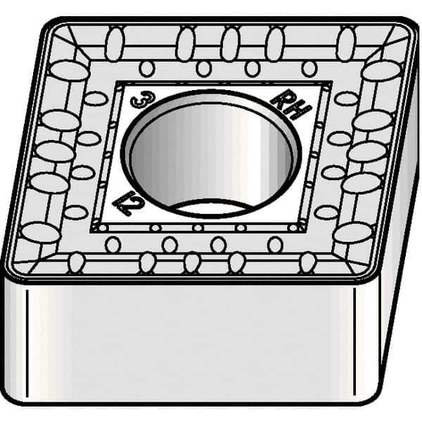Kennametal - CNMM643 RH Grade KCP40 Carbide Turning Insert - TiN/TiCN/Al2O3 Finish, 80° Diamond, 3/4" Inscr Circle, 1/4" Thick, 3/64" Corner Radius - Industrial Tool & Supply