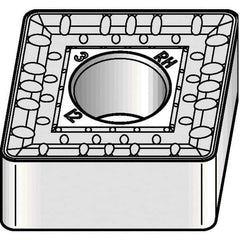 Kennametal - CNMM643 RH Grade KCP40 Carbide Turning Insert - TiN/TiCN/Al2O3 Finish, 80° Diamond, 3/4" Inscr Circle, 1/4" Thick, 3/64" Corner Radius - Industrial Tool & Supply