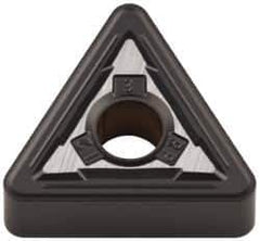 Kennametal - TNMG333 RP Grade KCK20 Carbide Turning Insert - TiCN/Al2O3 Finish, 60° Triangle, 3/8" Inscr Circle, 3/16" Thick, 3/64" Corner Radius - Industrial Tool & Supply