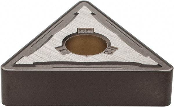 Kennametal - TNMG543 RP Grade KCM35 Carbide Turning Insert - TiCN/Al2O3 Finish, 60° Triangle, 5/8" Inscr Circle, 1/4" Thick, 3/64" Corner Radius - Industrial Tool & Supply