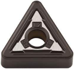 Kennametal - TNMG333 RP Grade KCM25 Carbide Turning Insert - TiCN/Al2O3 Finish, 60° Triangle, 3/8" Inscr Circle, 3/16" Thick, 3/64" Corner Radius - Industrial Tool & Supply