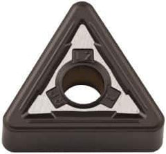 Kennametal - TNMG333 RP Grade KCM25 Carbide Turning Insert - TiCN/Al2O3 Finish, 60° Triangle, 3/8" Inscr Circle, 3/16" Thick, 3/64" Corner Radius - Industrial Tool & Supply