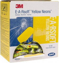 3M - Disposable, Uncorded, 33 dB Earplugs - Yellow, 200 Pairs - Industrial Tool & Supply