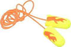 3M - Disposable, Corded, 33 dB Earplugs - Yellow, 200 Pairs - Industrial Tool & Supply