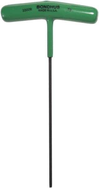 Bondhus - T9 Standard Torx Key - T-Handle Cushion Grip, Protanium High Torque Steel - Industrial Tool & Supply