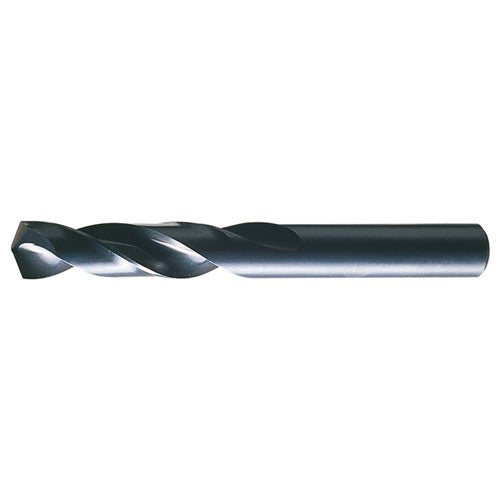 27/32 RHS / RHC HSS 135 Degree Split Point Heavy Duty Screw Machine Length Drill - Steam Oxide - Exact Industrial Supply