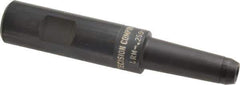 Made in USA - 3/4" Shank Diam Straight Shank with Weldon Flat 1/4" Hole End Mill Holder/Adapter - 2" Projection - Exact Industrial Supply