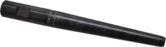 Made in USA - 3/4" Shank Diam Straight Shank with Weldon Flat 1/4" Hole End Mill Holder/Adapter - 5" Projection - Exact Industrial Supply