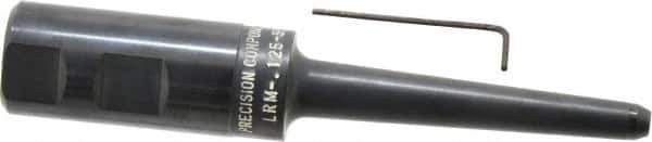Made in USA - 1" Shank Diam Straight Shank with Weldon Flat 1/8" Hole End Mill Holder/Adapter - 3" Projection - Exact Industrial Supply